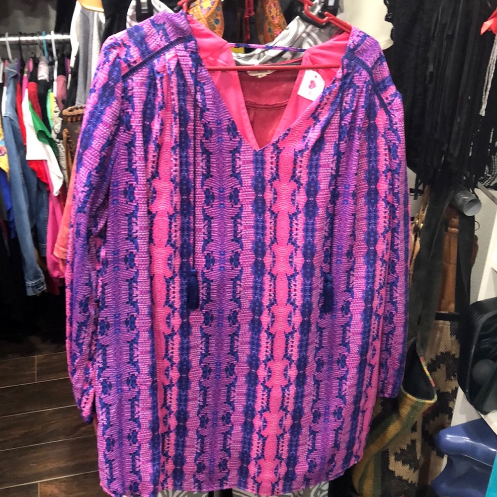 Puff sleeve tunic top or dress